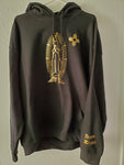 Gold and Black Hooded sweater